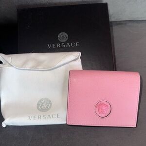 Versace Pink Leather Wallet
